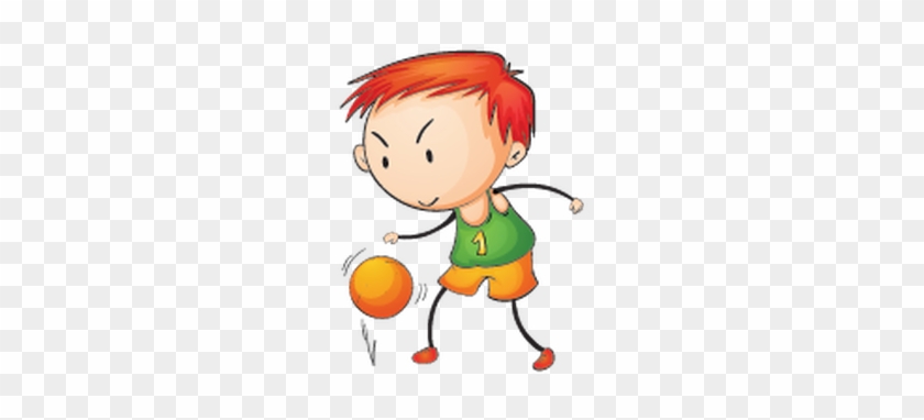 Kids Engaging In Different Sports - Basket Dribble Clipart #1171243