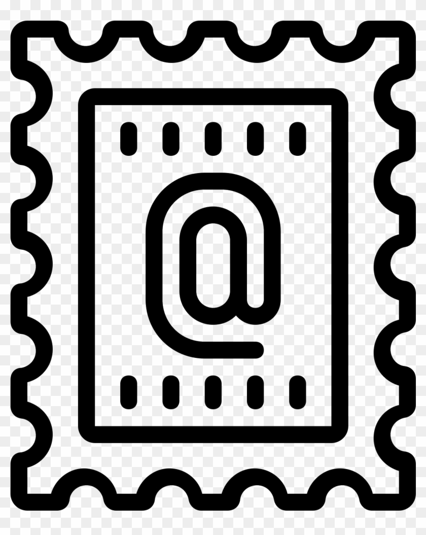 Postage Stamps Mail Computer Icons Clip Art - Timbre Icon Png Blanc #1171245