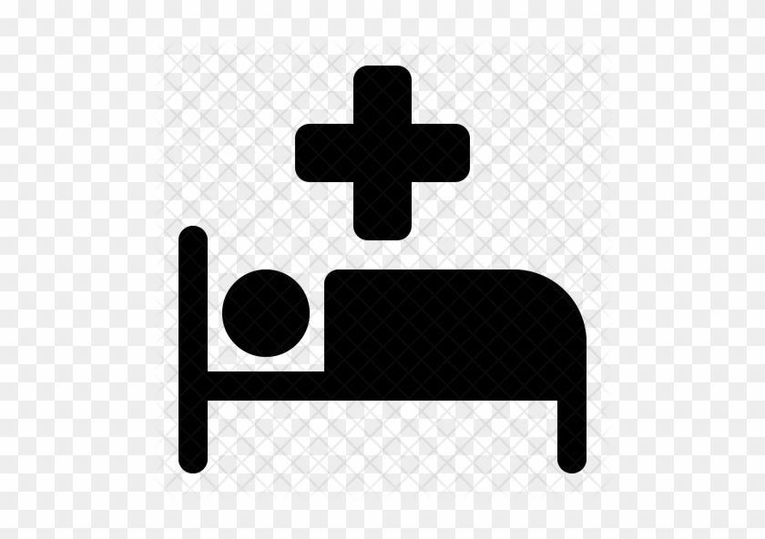 Patient Bed Icon - Hospital Bed #1171344