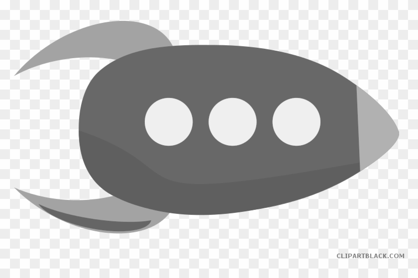 Rocketship Transportation Free Black White Clipart - Clip Art #1171439