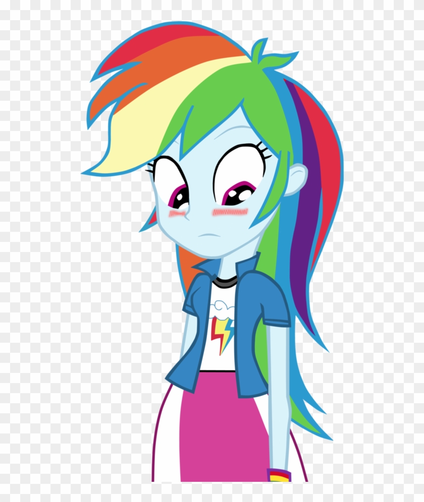 Equestria Girls, Pony, Pony Horse, Ponies, Front Bangs, - Rainbow Dash As A Human #1171446