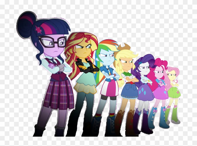 The Human Mane 7 By 76859thomasreturn On Deviantart - Mlp Eg Mane 7 #1171462