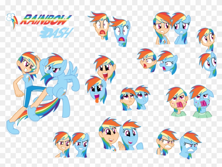 Rainbow Dash Twilight Sparkle Pinkie Pie Rarity Applejack - Mlp Human Rainbow Dash #1171671