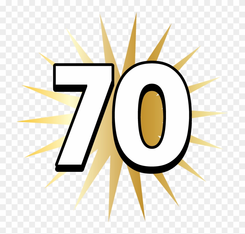 70 Seventieth Seventy Years Happy Birthday Party Getting - 70 Gold Star - Seventy Celebrate Party Birthday Milestone #1171696