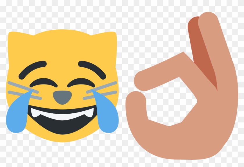 Hand Emoji Crying Laughter Em - Emoji Risas Png #1171768
