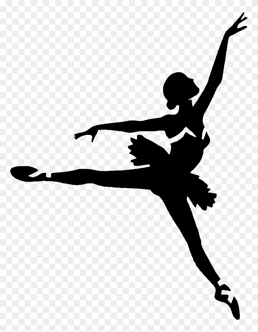 Ballet Dancer Clipart Free Download Clip Art Free Clip - Ballerina Black And White Png #1171790