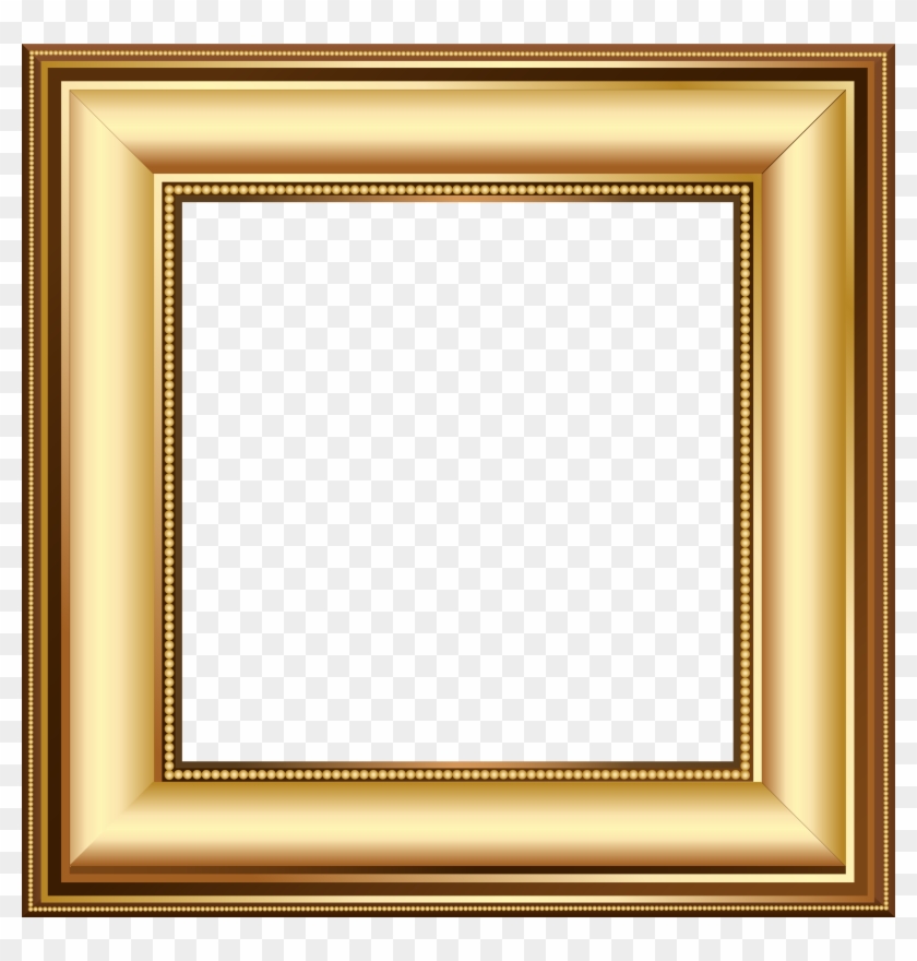 Squares Clipart Gold Frame - Marcos De Cuadros Png #1171795