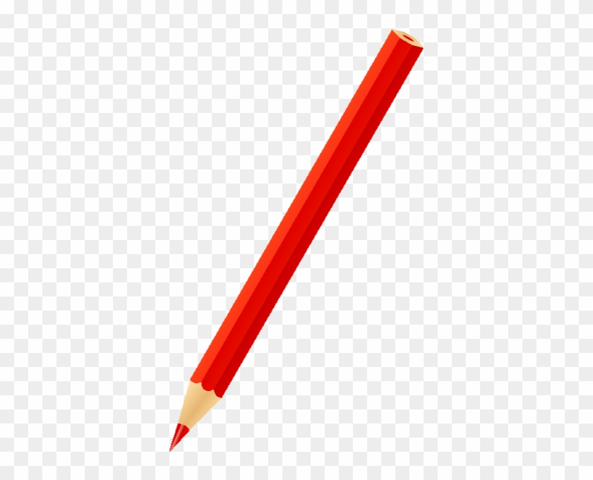 Color Pencil Red - Color Pencil Vector Png #1171802