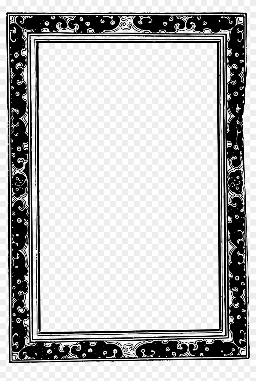 Asians Clipart Frame - Black & White Mirror Frames #1171822