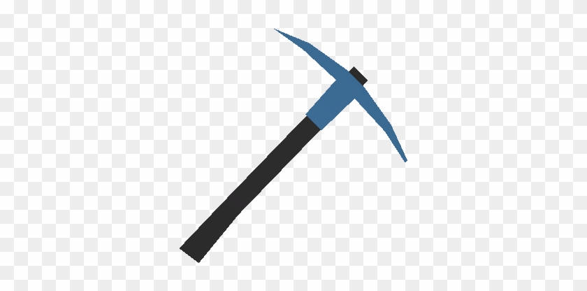 Blue Pickaxe - Blue Pick Axe Logo #1171845