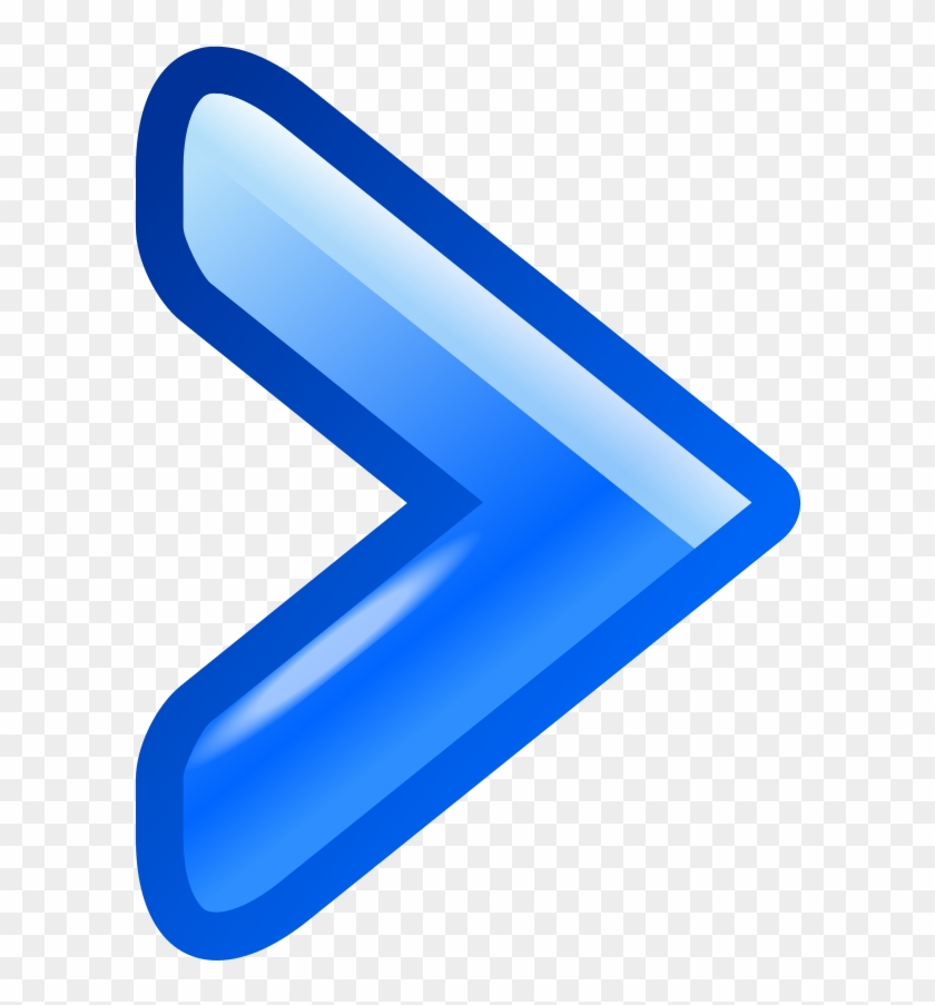File - 1rightarrow Blue - Svg - Scalable Vector Graphics #1171876
