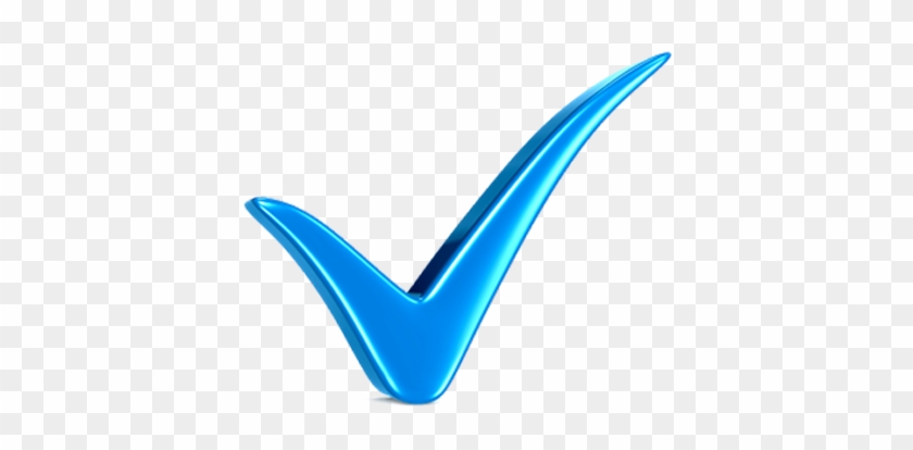 Blue Tick Icon - Transparent Blue Tick #1171887