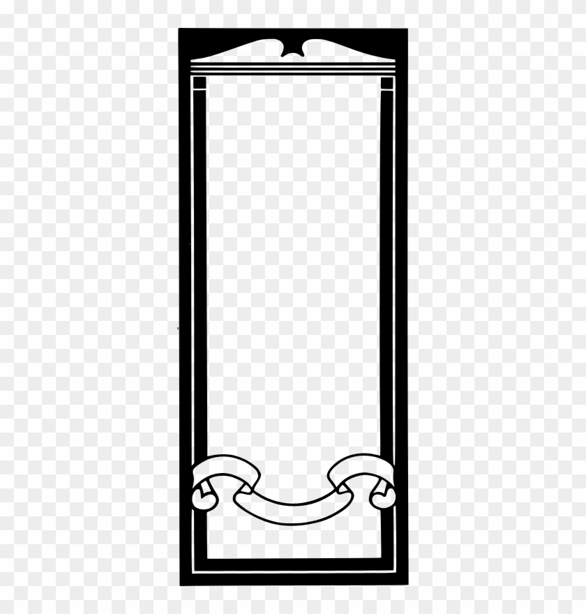 Antique Border Engraving, Scalable And Editable Vector - Clip Art #1171990