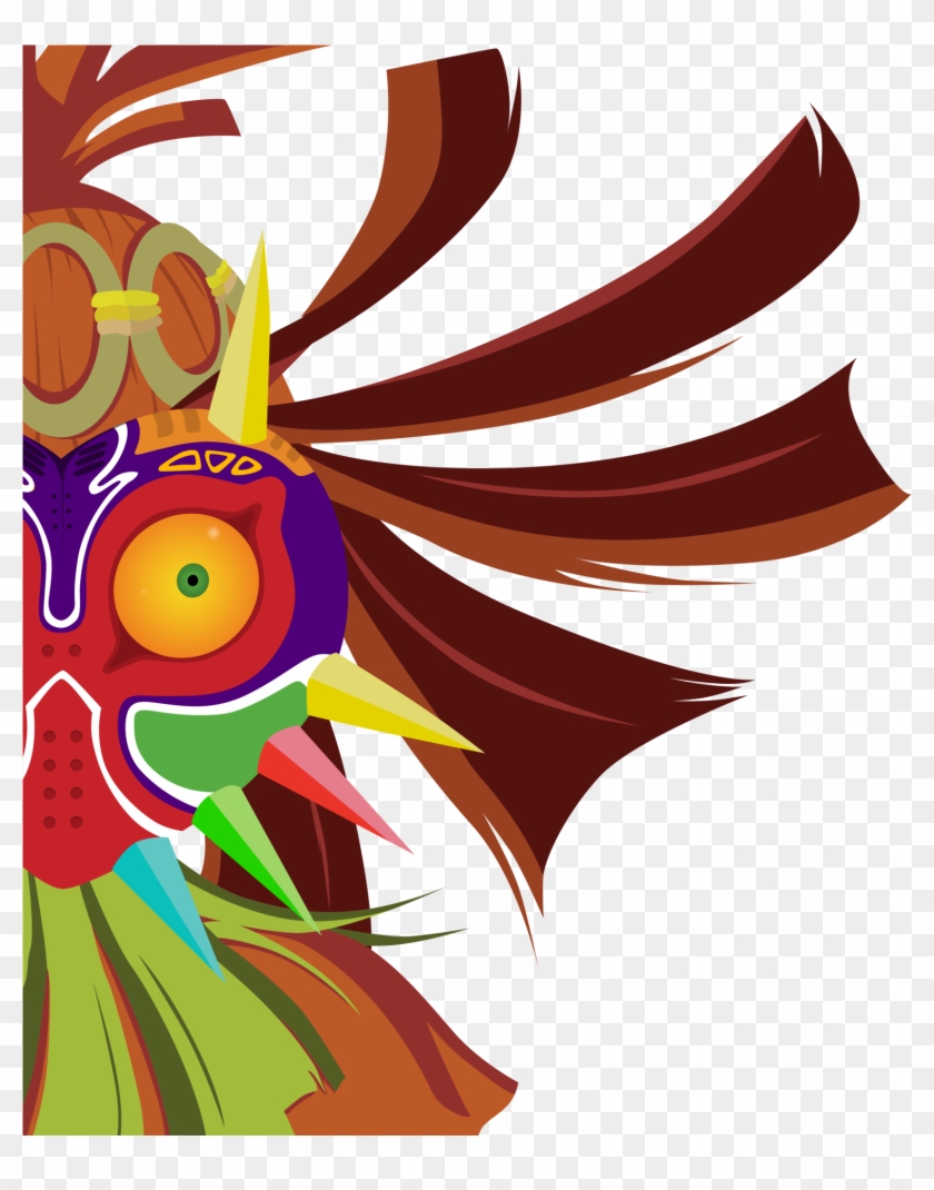 Firedragonmatty 135 5 Skull Kid Close Up Vector - Zelda Majoras Mask Png #1172023