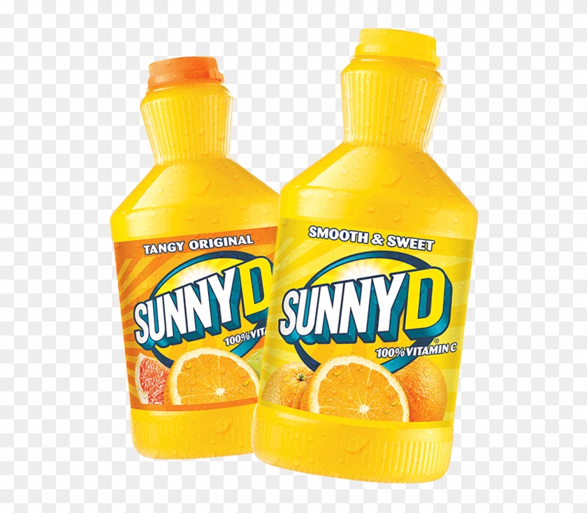 Orange Juice Bottle Clipart - Sunny D Tangy Original Citrus Punch #1172151