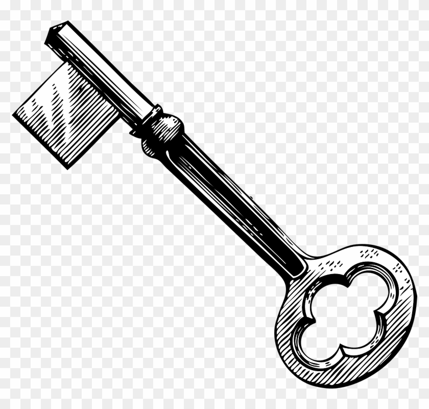 Skeleton Key Clip Art #1172205