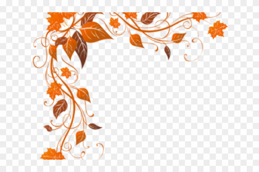 Autumn Leaves Clipart Corner - Photoshop Brushes Free Download #1172305