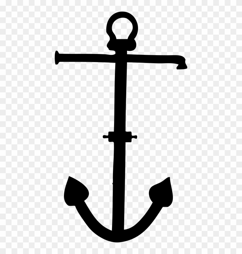 Admiralty Pattern Anchor Clip Art Launching A Lifeboat - Admiralty Pattern Anchor #1172314