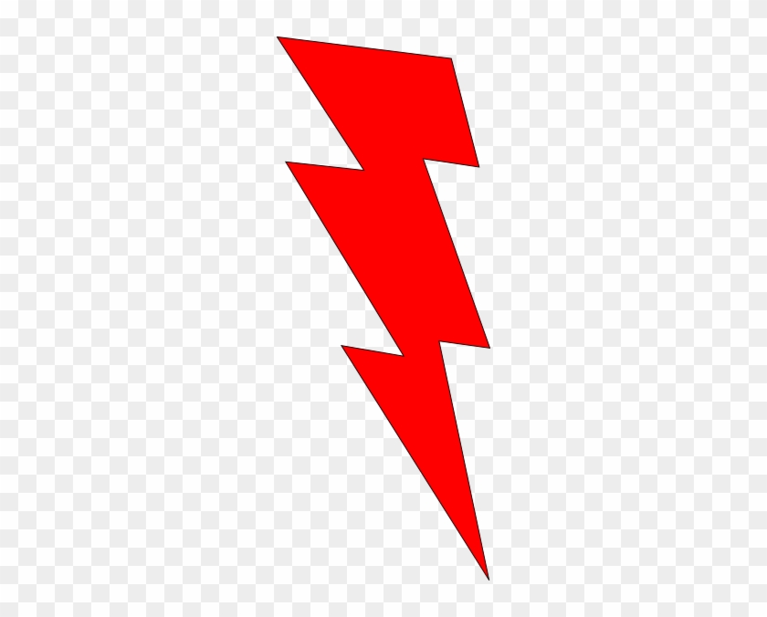 Red Lightning Bolt Background Red Lightning Bolt Clip - Red Lightning Bolt Png #1172316