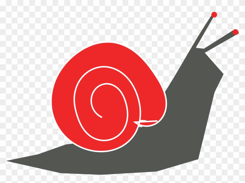 Clipart Snail - Red Snail Clipart #1172319