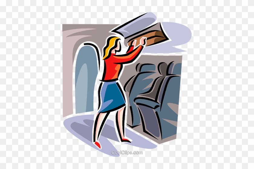 Flight Attendant Royalty Free Vector Clip Art Illustration - Illustration #1172539