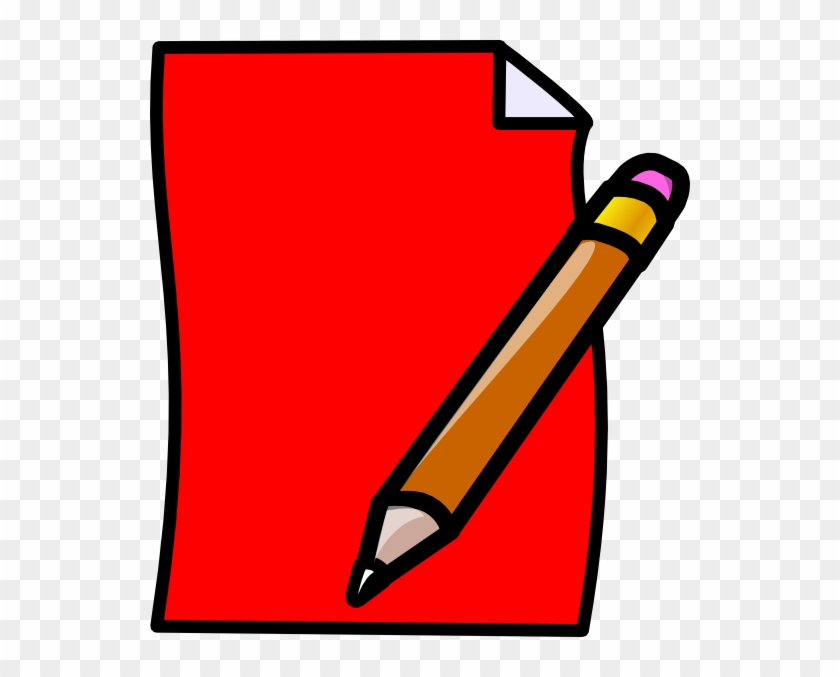 Clip Art Of Red Paper #1172578