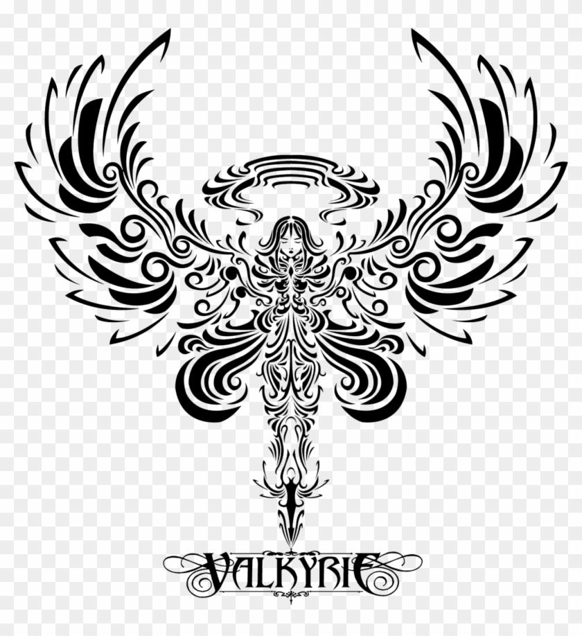 Viking Clipart Badass - Norse Mythology Symbols Valkyrie #1172637