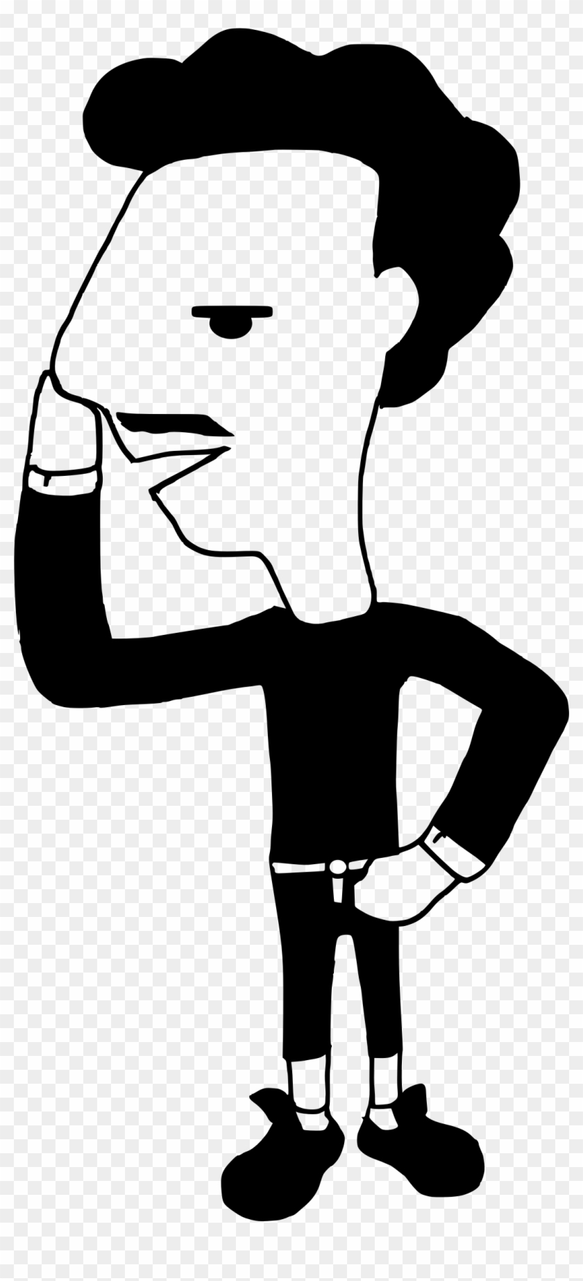 Picking My Nose - Clip Art #1172842
