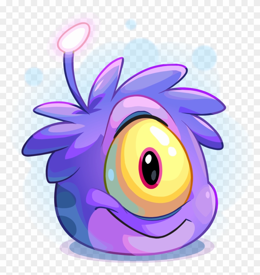 Purple Alien Puffle Adoption - Club Penguin Puffle Alien #1172988