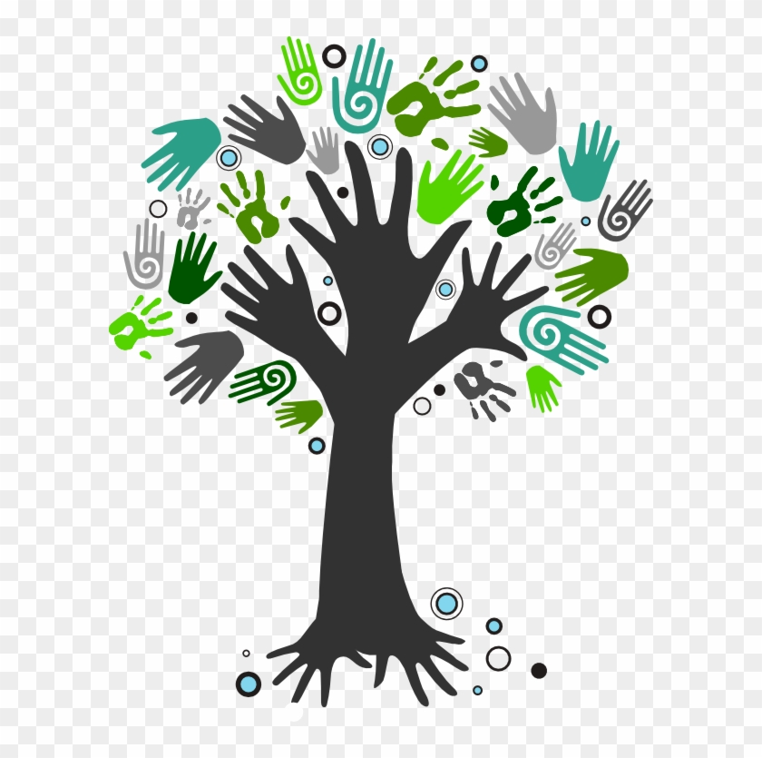 Occupational Therapy Logos Download - Helping Hand Tree Png #1173161