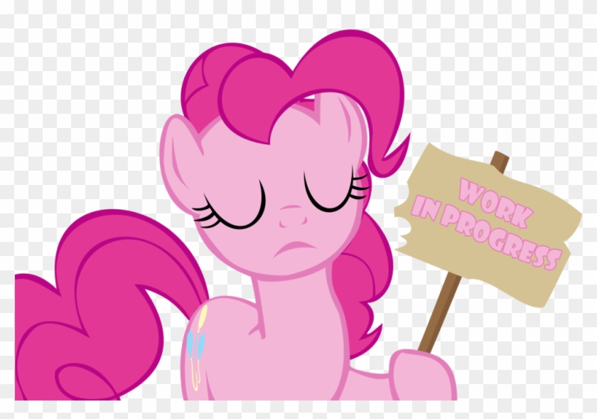 Pinkie Pie Says It's A Work In Progress By Henrythedog1 - Illustration #1173200