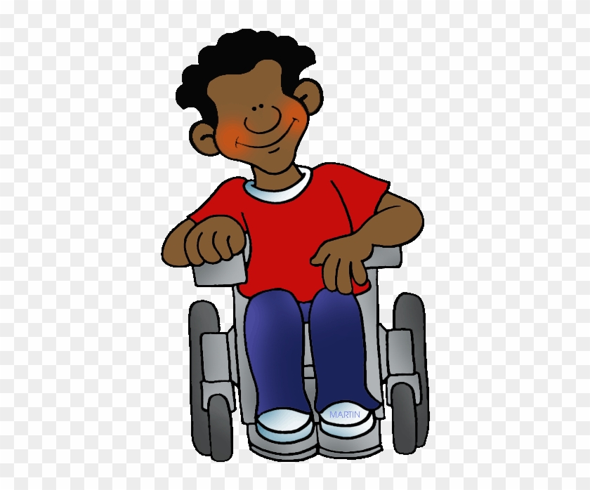 Student In Wheelchair - Wheelchair Clipart #1173204