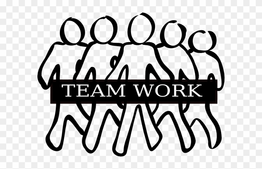 Teamwork Clipart Black And White - Team Black And White #1173207