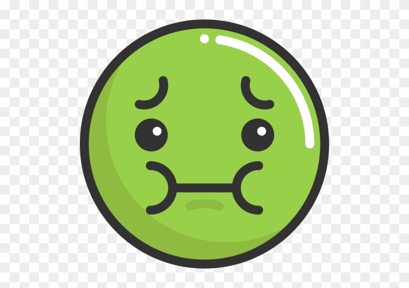 Sick Icon - Sick Face Emoji Transparent Background #1173340