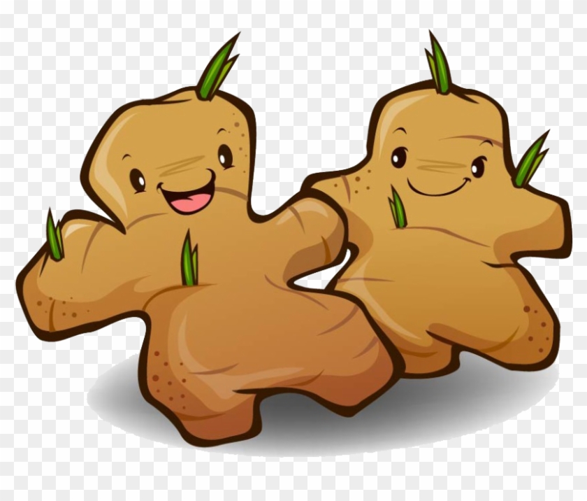 Ginger Cartoon Vegetable Motion Sickness - Ginger Cartoon Png #1173350