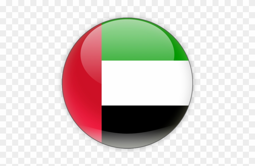 United Arab Emirates Round Flag #1173731
