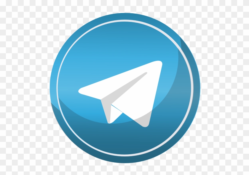 Social Media Round Set - Telegram Icon Png 32 #1173738