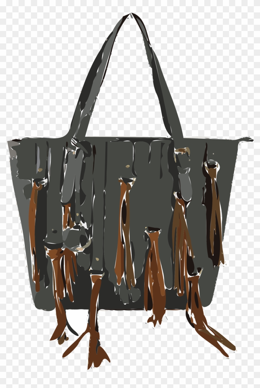 Bag Brown Tassles - Black #1173849