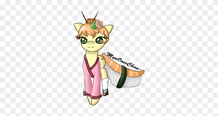Free Sushi Pony By Myuoneechan - Cartoon #1173915