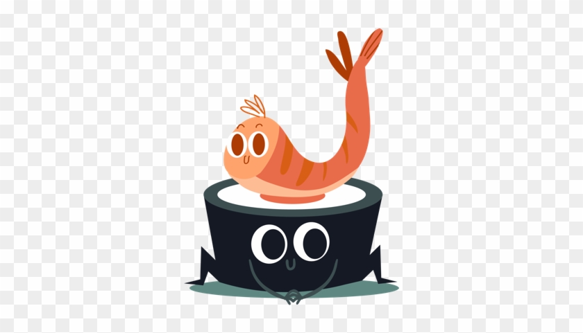 Sushi And Chinese Food Emojis Messages Sticker-3 - Sushi #1173919