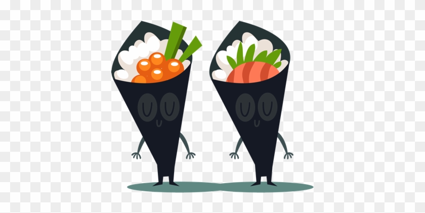 Sushi And Chinese Food Emojis Messages Sticker-0 - Wunderliche Sushi-party Einladung #1173921