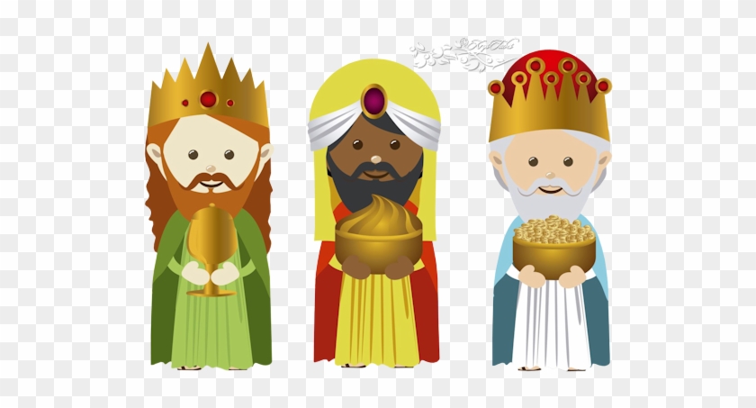 Il Ne Faut Pas Oublier Dans La Crèche, Les 3 Rois Mages - Three Wise Men Animated #1173927