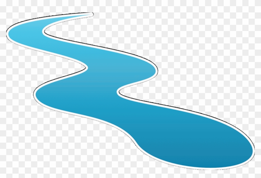 River Clipart Stream - Clip Art River #1173993