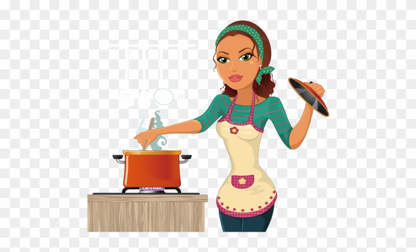 The Kitchen Cooking Chef Woman - Imagen De Una Ama De Casa #1174052
