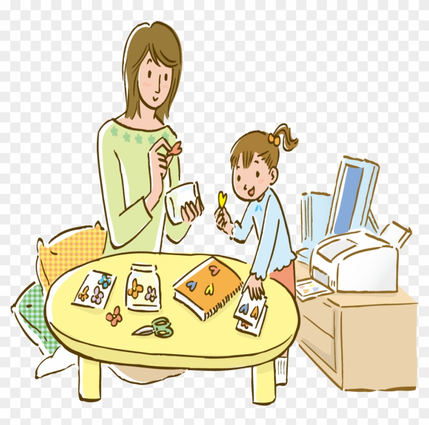 Housewife Daughter Clip Art - Food #1174091