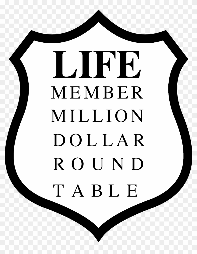 Million Dollar Round Table Logo Black And White - Mdrt #1174118