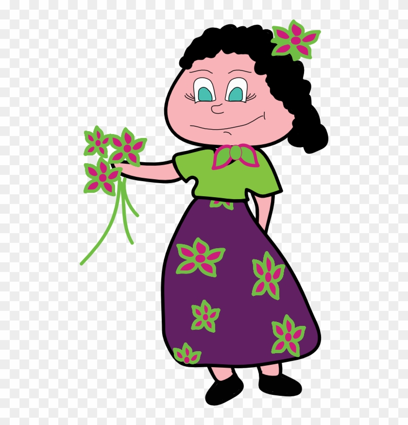 Smiley Woman Flower Clipart - Photography #1174133