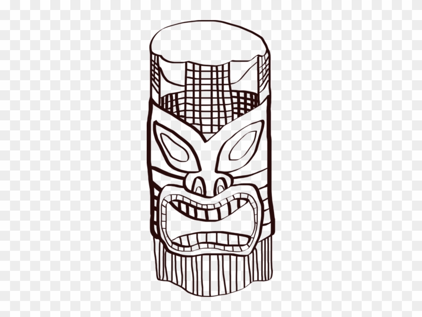 Tiki Man Coloring Page #1174212