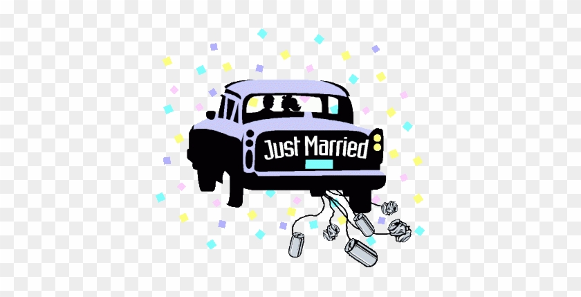 Best Of Just Married Pictures Clip Art Just Married - Just Got Married Gif #1174425
