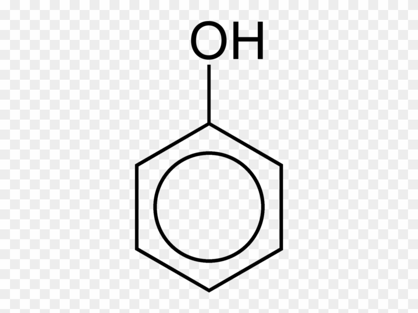 352px Phenol 2d Skeletal - Phenol Png #1174490